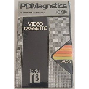 Brand New Sealed PDMagnetics Beta Video Casette L-500